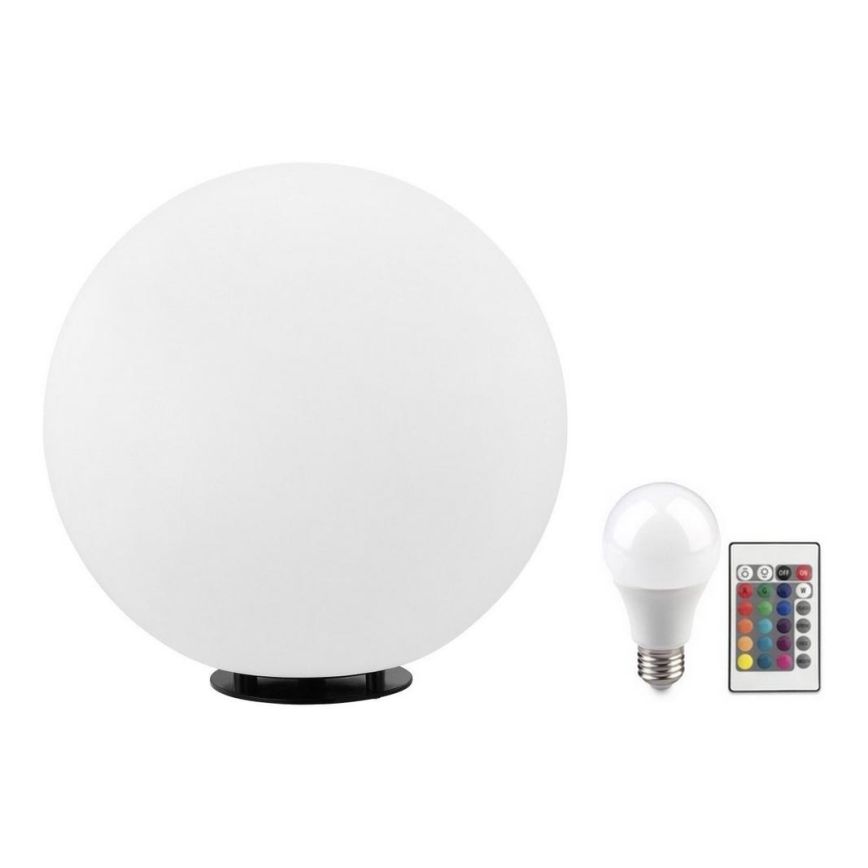 Eglo 55786 - LED RGBW Välivalgusti MONTEROLO-C 1xE27/9W/230V 2700-6500K IP65 d. 30 cm + kaugjuhtimispult
