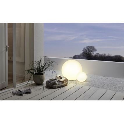 Eglo 55786 - LED RGBW Välivalgusti MONTEROLO-C 1xE27/9W/230V 2700-6500K IP65 d. 30 cm + kaugjuhtimispult