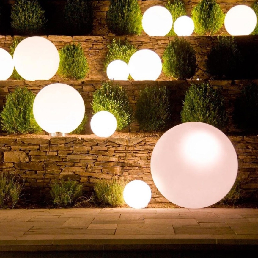 Eglo 55786 - LED RGBW Välivalgusti MONTEROLO-C 1xE27/9W/230V 2700-6500K IP65 d. 30 cm + kaugjuhtimispult