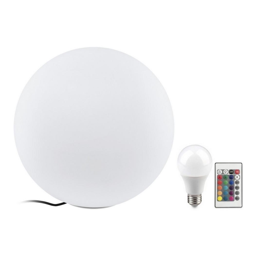 Eglo 55788 - LED RGBW Välivalgusti MONTEROLO-C 1xE27/9W/230V 2700-6500K IP65 d. 50 cm + kaugjuhtimispult