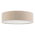 Eglo 56137 - LED laelamp 2xE27/11W/230V läbimõõt 38 cm taupe