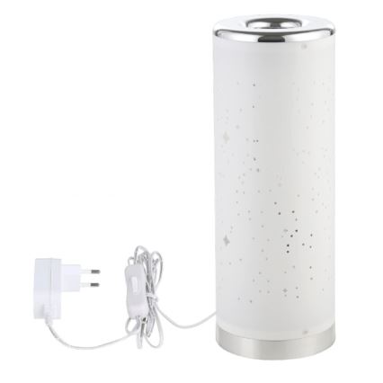 Eglo 56139 - LED RGBW hämardatav laualamp LED/6W/230V valge + kaugjuhtimispult