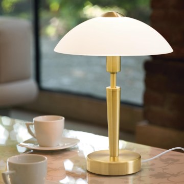 Eglo 56252 - LED-hämardatav laualamp SOLO 1xE14/4,5W/230V kuldne
