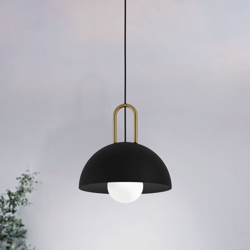 Eglo 56459 - Ripatsvalgusti CALMANERA 1xE27/40W/230V must
