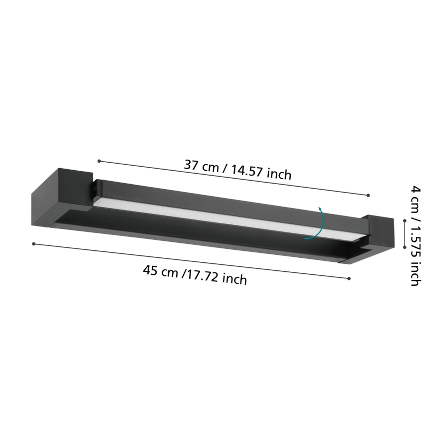 Eglo 56464 - LED Peeglivalgustus vannituppa GEMILIANA LED/8,9W/230V 4000K 45 cm IP44