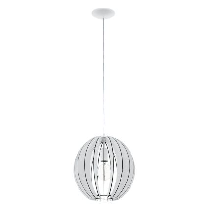 Eglo 63247 - Lühter COSSANO PRO 1xE27/60W/230V d. 30 cm valge