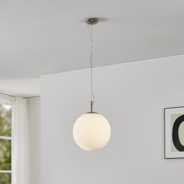 Eglo 63269 - Rippvalgusti PIEDALE 1xE27/60W/230V Ø 35 cm mattkroom