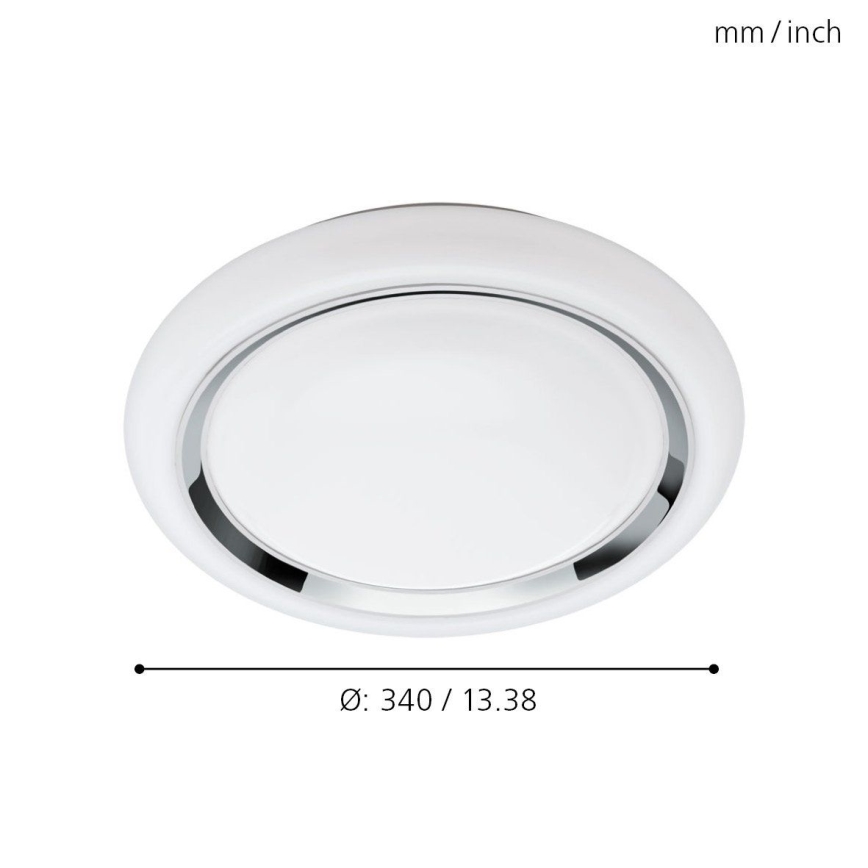 Eglo 64529 - LED RGB Hämardatav laevalgusti CAPASSO-C LED/17W/230V valge
