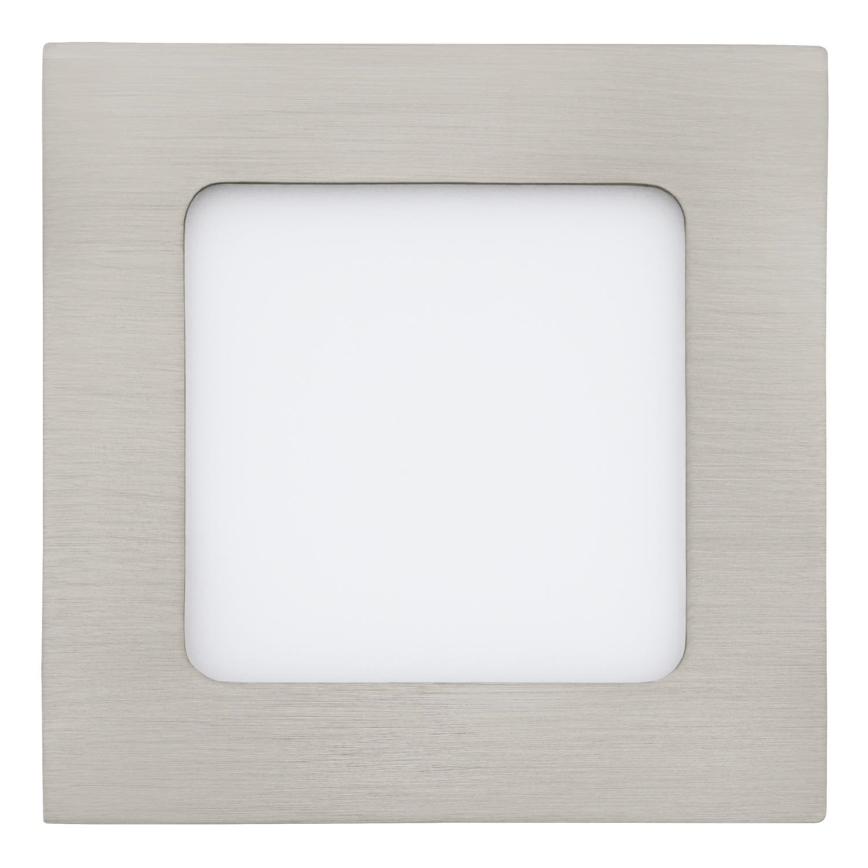 Eglo 64608 - LED Süvistatav valgusti FUEVA 1 PRO LED/5,5W/230V 3000K 12x12 cm matt kroom