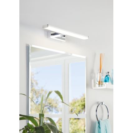 Eglo 74051 - LED Peeglivalgustus vannituppa GALENZANA LED/7,4W/230V 4000K 40 cm IP44 läikiv kroom
