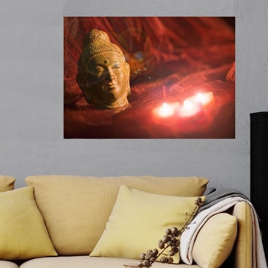 Eglo 75039 - LED Dekoratiivne pilt BUDDHA 3xLED/0,02W/2xAA 30x45 cm
