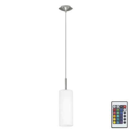 Eglo 75251 - LED RGB Hämardatav lühter ELLUNO-C E27/7,5W/230V + pult