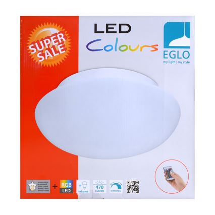 Eglo 75351 - LED RGB Hämardatav laevalgusti ELLA-C 1xE27/7,5W/230V + pult