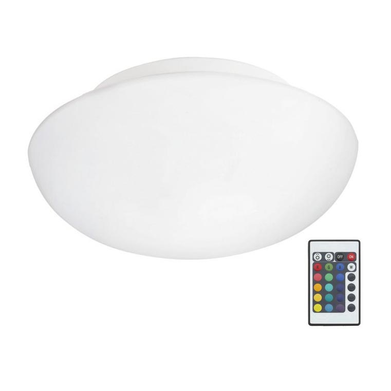 Eglo 75352 - LED RGB Hämardatav laevalgusti ELLA-C 2xE27/7,5W/230V + pult