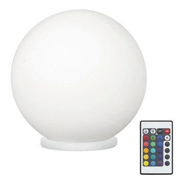 Eglo 75362 - LED RGBW Hämardatav laualamp RONDO-C 1xE27/6W/230V + pult