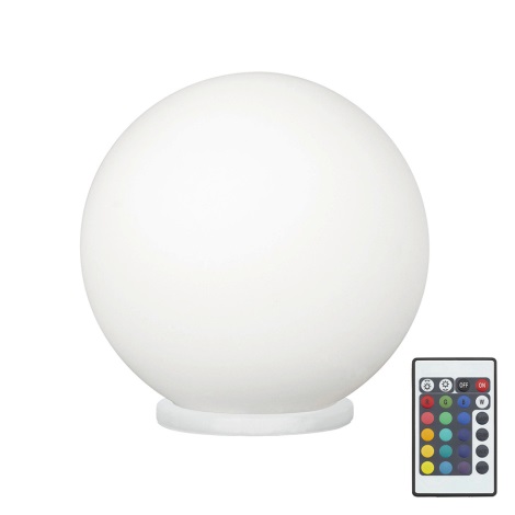 Eglo 75362 - LED RGBW Hämardatav laualamp RONDO-C 1xE27/6W/230V + pult