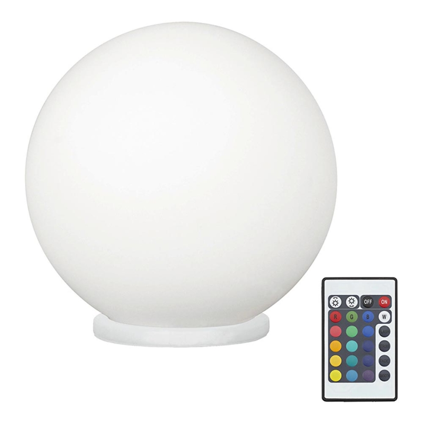 Eglo 75362 - LED RGBW Hämardatav laualamp RONDO-C 1xE27/6W/230V + pult