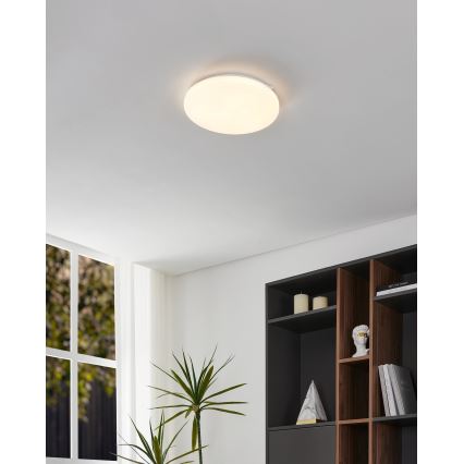 Eglo - LED Laevalgusti liikumisanduriga LED/15,5W/230V 3000K d. 33 cm valge