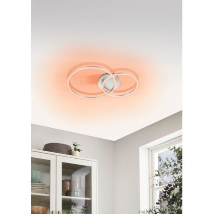 Eglo - LED RGB Hämardatav pinnale kinnitatav lühter LED/21,5W/230V 3000-6500K + pult