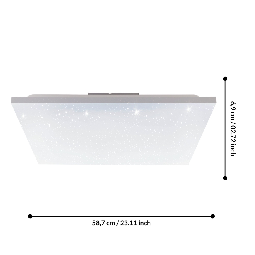 Eglo 75618 - LED Pinnale kinnitatav valguspaneel CALEMAR-S LED/32W/230V 4000K 60x60 cm