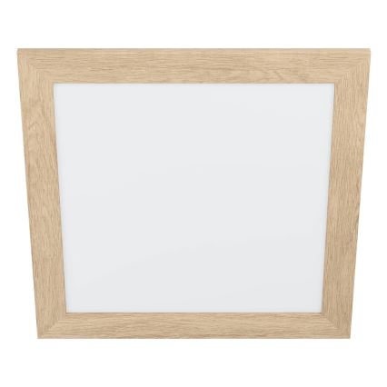 Eglo 75643 - LED Laevalgusti CALEMAR LED/19W/230V 4000K 43,7x 43,7 cm pruun