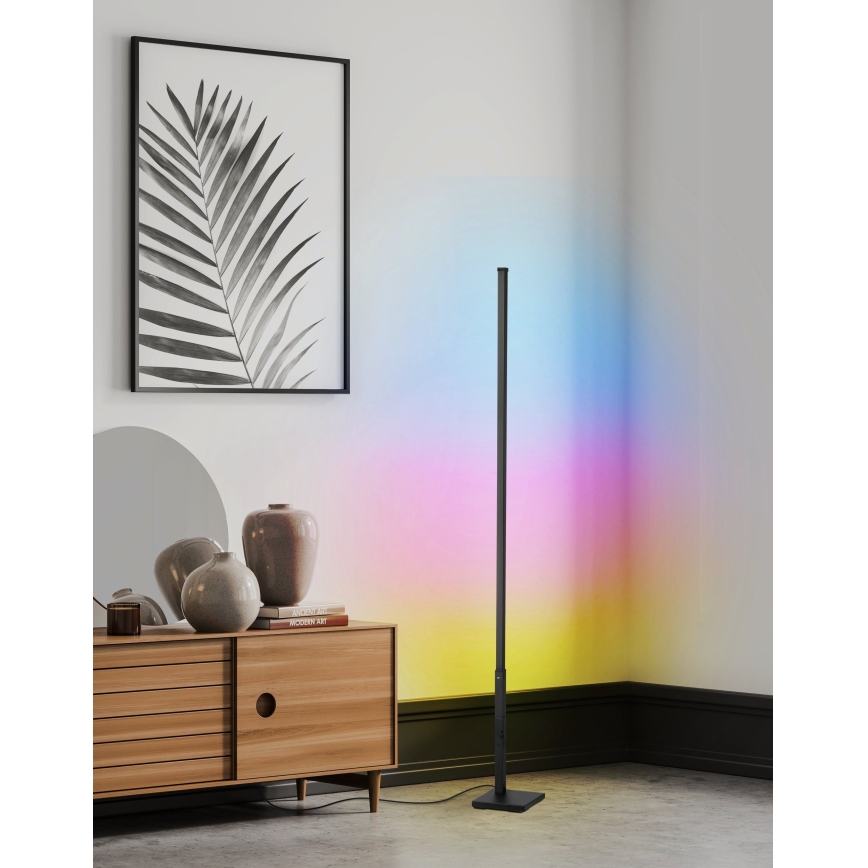 Eglo - LED RGB Hämardatav põrandavalgusti LED/13,5W/230V 2700-6500K + pult