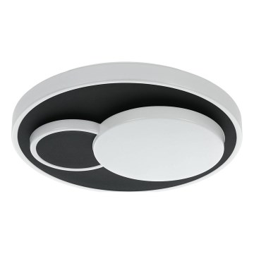 Eglo 75665 - LED Laevalgusti LEPRESO LED/19,5W/230V d. 38,5 cm must