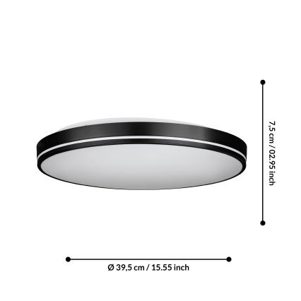 Eglo - LED Hämardatav laevalgusti LED/22W/230V 3000-6500K + pult