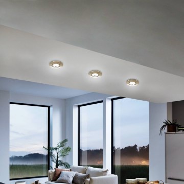 Eglo 75765 - KOMPLEKT 3x LED Süvistatav valgusti ZUJAR LED/3,4W/230V matt kroom