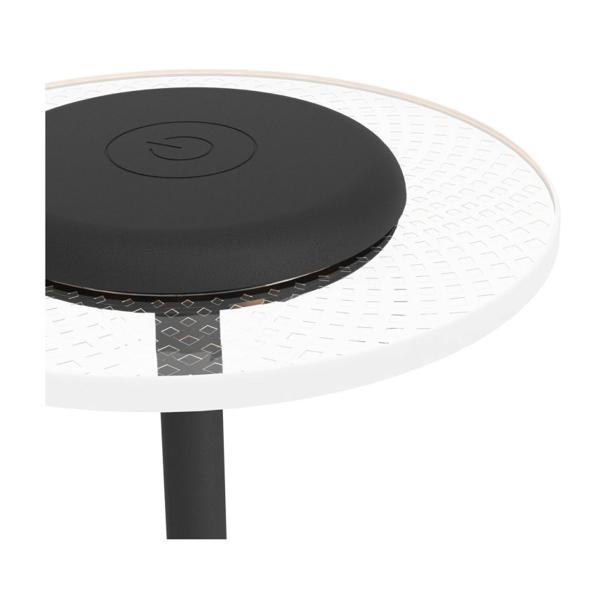 Eglo - LED RGBW hämardatav laetav puutetundlik laualamp LED/5V 2000 mAh must