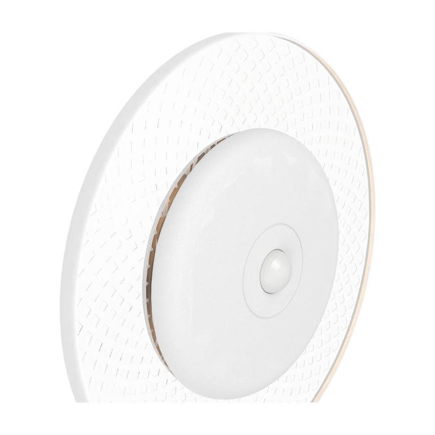 Eglo - LED RGBW hämardatav laetav seinavalgusti liikumis- ja hämarusanduriga LED/5V 2000 mAh valge + kaugjuhtimispult