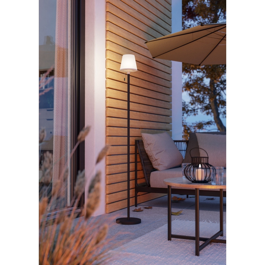 Eglo - LED RGBW Hämardatav välitingimustes kasutatav laetav põrandalamp LED/2,2W/3,7V 3000K 2200 mAh IP54