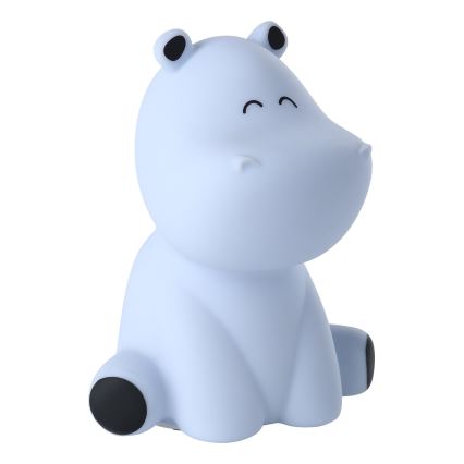 Eglo - LED RGBW laetav puutetundlik laste öölamp LED/5W/5V 1200 mAh jõehobu