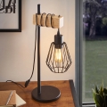 Eglo 780173 - Laualamp TABODI 1xE27/40W/230V männipuit/must