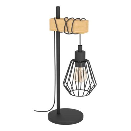 Eglo 780173 - Laualamp TABODI 1xE27/40W/230V männipuit/must