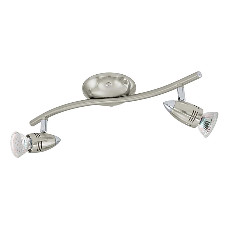 Eglo 78023 - LED Kohtvalgusti MAGNUM 2xGU10/3W/230V 3000K matt kroom