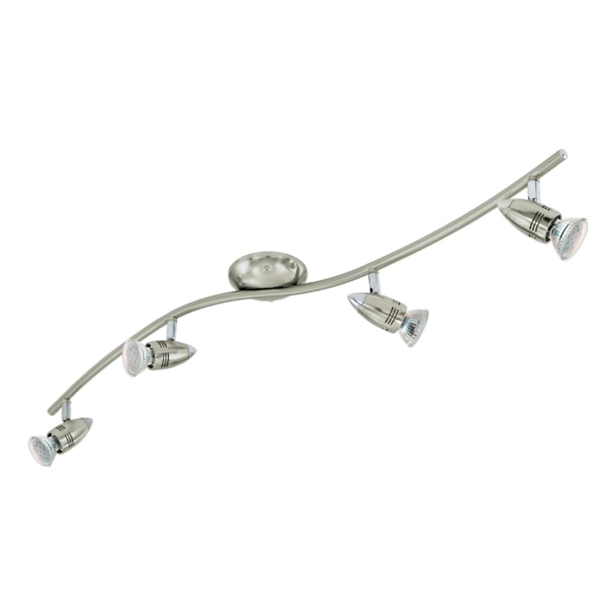 Eglo 78025 - LED Kohtvalgusti MAGNUM 4xGU10/3W/230V 3000K matt kroom