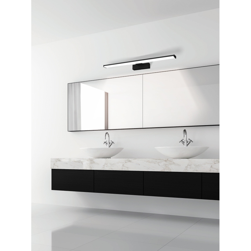 Eglo 780431 - LED Peeglivalgustus vannituppa BETETA LED/11W/230V 60 cm IP44 must