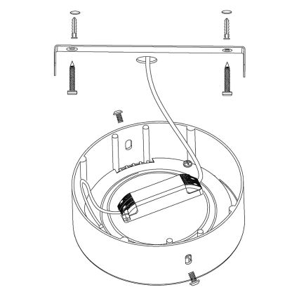 Eglo 78201 - LED Laevalgusti FUEVA LED/16,5W/230V