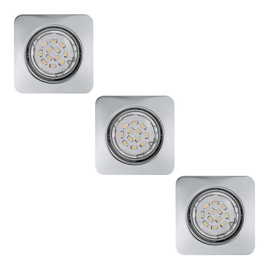 Eglo 78228 - KOMPLEKT 3xLED ripplaevalgusti PENETO 1xGU10/5W/230V