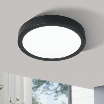 Eglo 78676 - LED laevalgusti FUEVA LED/17W/230V läbimõõt 21 cm must