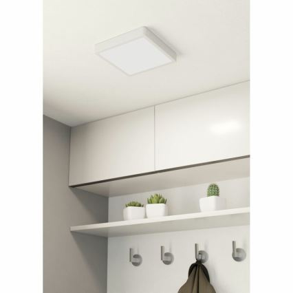 Eglo 78679 - LED laelamp FUEVA LED/17W/230V 21x21 cm valge