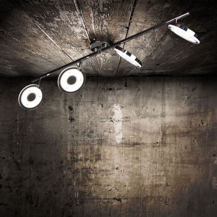 Eglo 78684 - LED-suunavalgusti DORNES 4xLED/4,5W/230V läikiv kroom