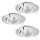 Eglo 78708 - KOMPLEKT 3x LED Süvistatav valgusti TEDO 1xGU10/5W/230V