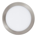 Eglo 78729 - LED hämardatav lae sisse paigaldatav valgusti FUEVA LED/16,5W/230V mattkroom, läbimõõt 22,5 cm