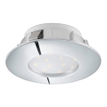 Eglo 78742 - LED Süvisvalgusti PINEDA 1xLED/12W/230V läikiv kroom