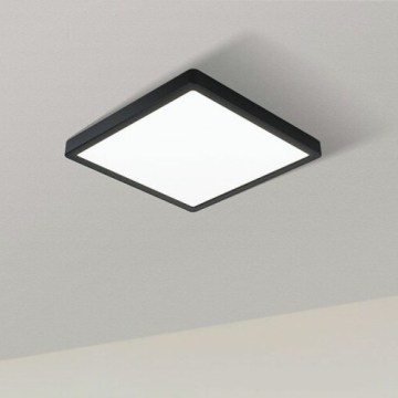 Eglo 78814 - LED laevalgusti FUEVA LED/17W/230V 21x21 cm must