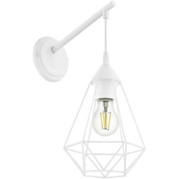 Eglo 79084 - Seinavalgusti BYRON 1xE27/60W/230V valge