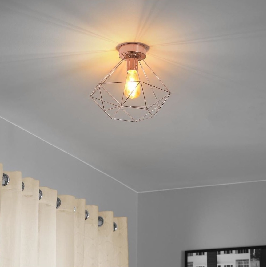 Eglo 79256 - Pinnale paigaldatav lühter BYRON 1xE27/60W/230V vask