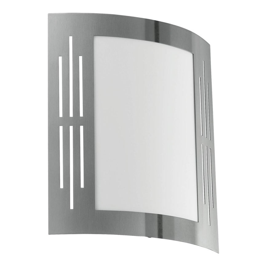 Eglo 79282 - Väli seinavalgusti CITY 1xE27/60W/230V läikiv kroom IP44